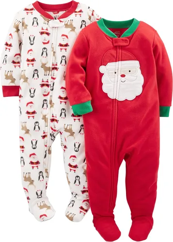 Miniatura 8 de Simple Joys by Carter's Pijamas de forro polar con pies resistentes al fuego para niños
