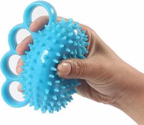 Pelota de terapia de manos - Pelotas para apretar para fortalecer el agarre, aliviar el estrés, yoga y músicos