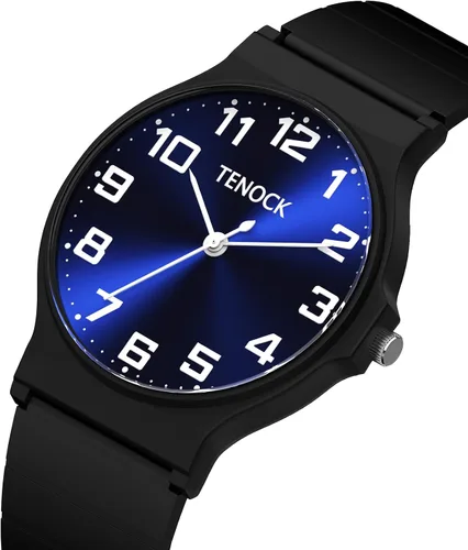 Miniatura 8 de Reloj analógico para niños y niñas, resistente al agua hasta 30M, reloj deportivo para niños, fácil de leer, con esfera fina, correa suave