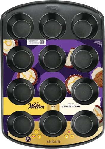 Miniatura 11 de Wilton RESULTADOS PERFECTOS PREMIUM ANTERIOR ANTERIOR HAKEWARE ANTERIOR MAPA DE MAPA Y CUPDAKE, PAN DE 12 TAZAS PARA HORRAR