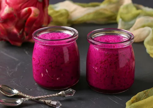 Miniatura 6 de Food to Live Jugo de fruta del dragón orgánico en polvo, 6 onzas, sin OMG, Pitaya roja en polvo, vegano, a granel. Contiene maltodextrina. Rico