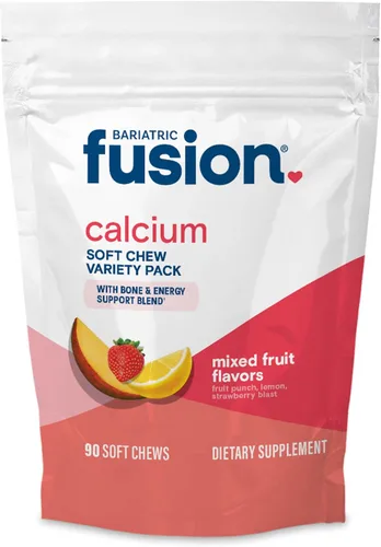 Miniatura 12 de Chicles de suplemento de calcio bariátrico de Bariatric Fusion Citrato de calcio con vitamina D3, vitamina bariátrica Masticablemente libre
