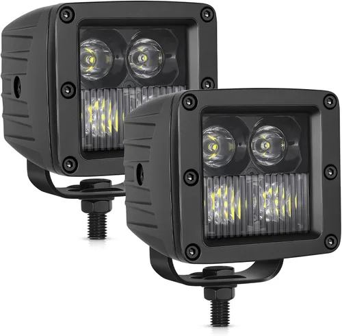 Miniatura 19 de OFFROADTOWN - Arnés de cableado de 2 conductores, kit de arnés de cableado de nailon para cápsulas LED, luz antiniebla, 12 V, 40 A, relé de fusible