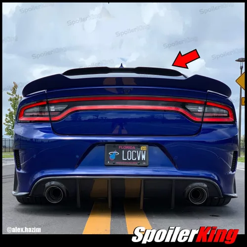 Miniatura 6 de SpoilerKing Alerón de techo de corte central compatible con Dodge Charger 2015-2023 (380RC)