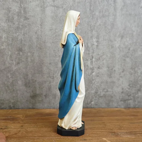 Miniatura 3 de Figura Católica del Inmaculado Corazón de María de BC, 6" de Alto, Estatua de la Santísima Madre Virgen María para el Hogar, Regalos Religiosos