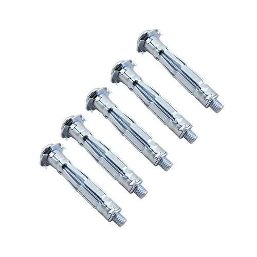 Juego de 40 piezas de fijaciones de metal, anclas, tapones huecos de pared de cavidad de pared de placas de yeso (M4X38mm, M5X52mm, M6X65mm)