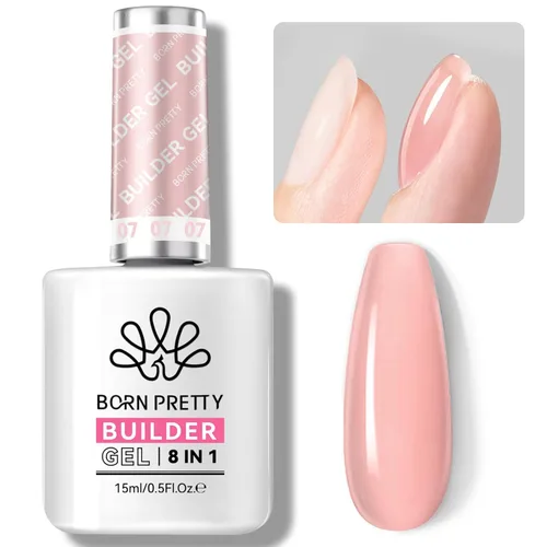 Miniatura 36 de BORN PRETTY Gel constructor para uñas, Gel de extensión de 8 en 1, fortalecedor, Gel constructor duro, Gel base de uñas, Gel de cobertura, Gel Gel