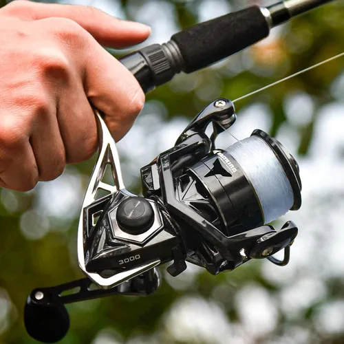 Miniatura 2 de KastKing Megatron Spinning Reel, Freshwater and Saltwater Spinning Fishing Reel, Rigid Aluminum Frame 7+1 Double-Shielded Stainless-Steel BB, Over