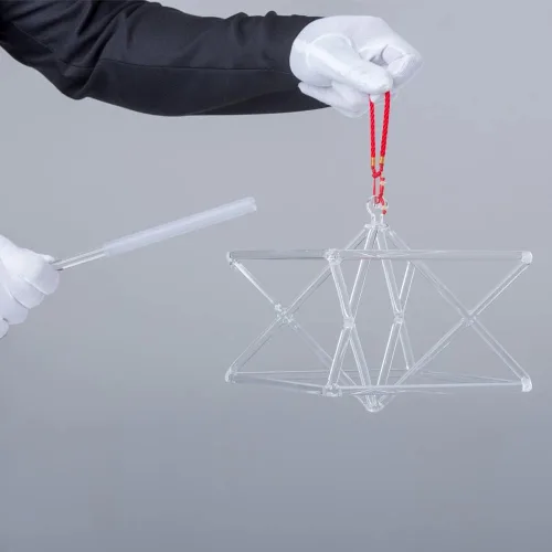 Miniatura 6 de Pirámide cantante de cristal de cuarzo transparente, excelente sonido para meditación curativa, para oración de meditación de sanación de sonido