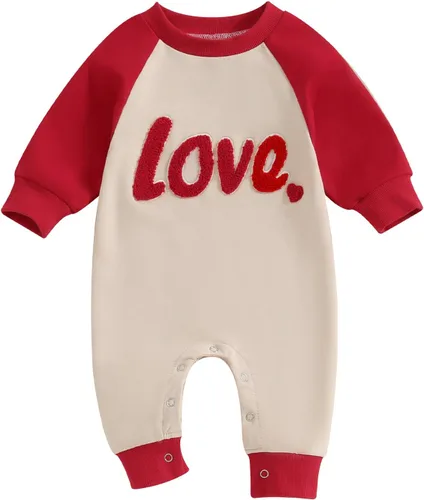 Miniatura 43 de FYBITBO Ropa de bebé niño niña Santa manga larga mono mameluco recién nacido primera Navidad traje de una pieza