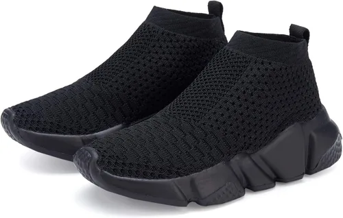 Hetios Zapatos deportivos para correr para niñas, zapatos de tacón alto, zapatos deportivos para niños (niños pequeñosniños grandes)