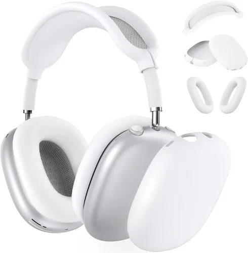 Miniatura 33 de Funda rígida para AirPods Max con modo de sueño, funda de transporte para auriculares con almohadillas de silicona para AirPods