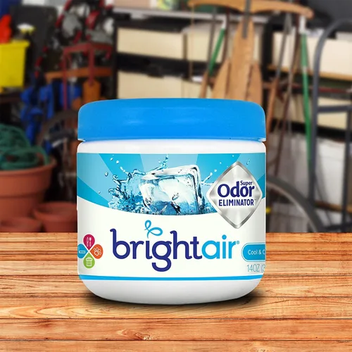 Miniatura 2 de Bright Air Ambientador sólido y eliminador de olores, aroma fresco y limpio, 14 onzas, paquete de 2
