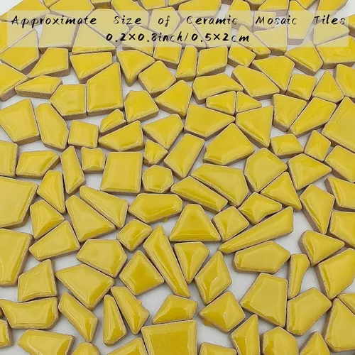 Miniatura 5 de Azulejos de mosaico de cerámica de 7.05 oz para manualidades, azulejos de mosaico de porcelana de 0.2 x 0.8 pulgadas para decoración del hogar