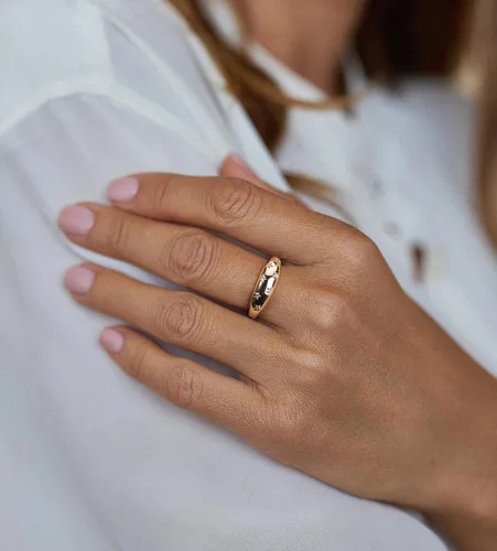 Miniatura 3 de Anillos de oro para mujer, anillo de estrella de croissant chapado en oro de moda, apilable, anillos de declaración, joyería para adolescentes