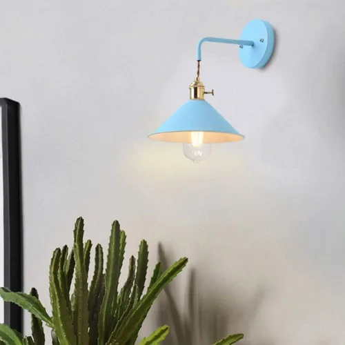Miniatura 2 de Mengjay -Apliques de pared vintage, lámpara de pared industrial Edison E26, iluminación de pared retro para interiores, lámparas de pared LED