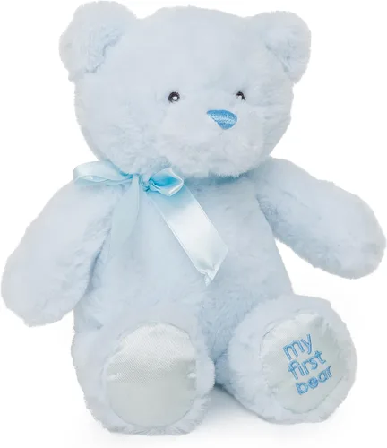 Jolitee My First Bear - Oso de peluche azul de 15 pulgadas