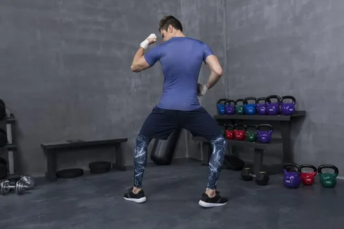 Miniatura 8 de Red Plume Camiseta deportiva de compresión para hombre, diseño de murciélagos
