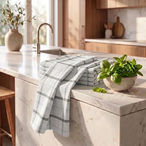 Miniatura 376 de Urban Villa Toallas de cocina 100% algodón para cocina (juego de 6) 20"x30" toallas de cocina altamente absorbentes, juego de ropa de cocina