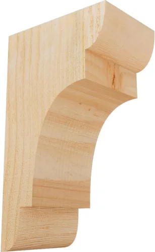 Miniatura 59 de Ekena Millwork COR04X12X12NEB00RWR 4 pulgadas de ancho x 12 pulgadas de profundidad x 12 pulgadas de alto New Brighton Rough Sawn Corbel, cedro rojo