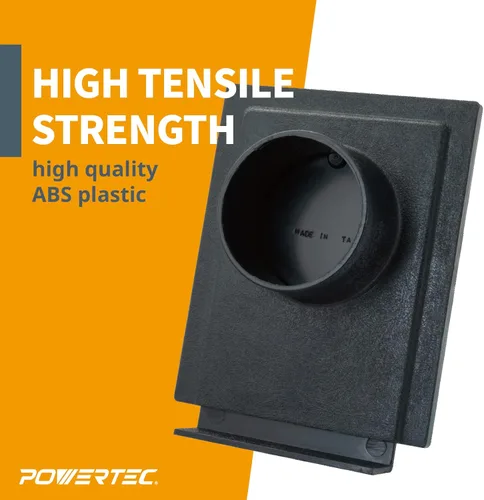 Miniatura 6 de POWERTEC 70133-P2 - Puerta de explosión de 2-1/2 pulgadas para colector de polvo, accesorios de recolección de polvo, paquete de 2