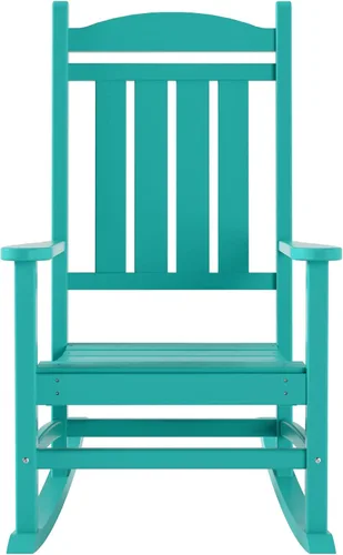 Miniatura 5 de WestinTrends Malibu - Mecedora para exteriores/patio, color turquesa