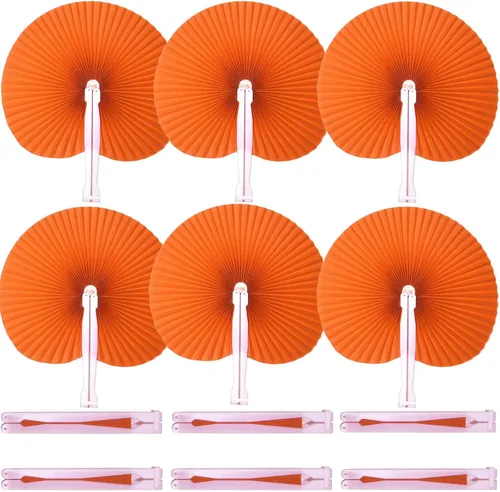 Miniatura 15 de 60 abanicos de papel blanco, abanicos plegables de mano para mujeres, abanicos de mano plegables decorativos de corazón para bodas, novias, Corazón