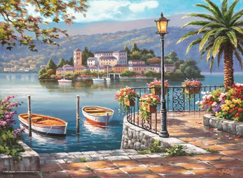Anatolian Puzzle - Lago del Porto, Rompecabezas de 1000 piezas, #3129 Lago del Oporto