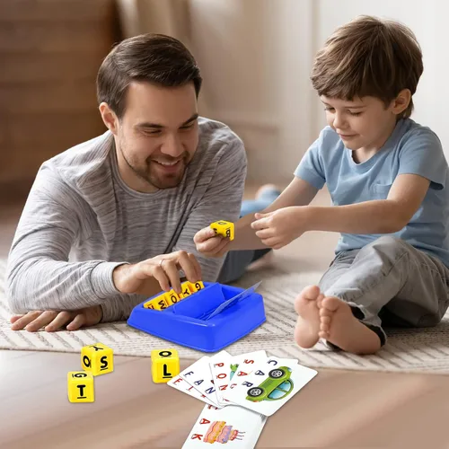 Miniatura 7 de Fenikso - Juego de combinación de letras, ortografía del alfabeto y lectura de palabras, reconocimiento de objetos y colores, juguete educativo