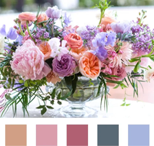 Miniatura 7 de Khen Flower Blooms - Juego de 5 copas de vino de cristal de colores, vasos grandes de 20 onzas, vasos altos de estilo italiano para vino tinto