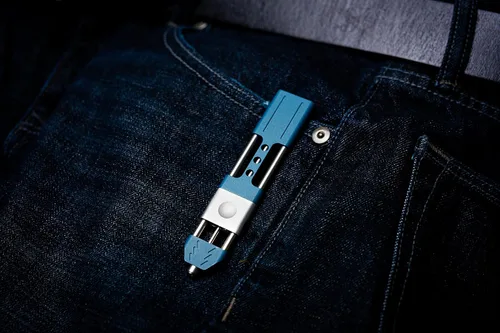 Miniatura 6 de TEC Accessories - Ko-Axis™ Rail Pen - Aluminio - Cerakote azul - Transporte diario - Regalos para hombres