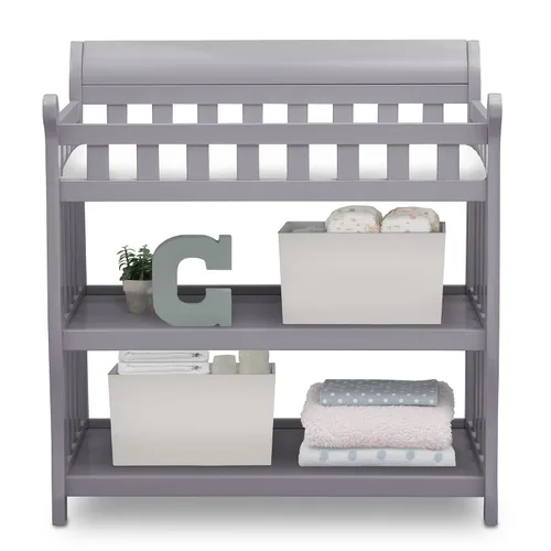Miniatura 5 de Mesa para cambiar pañales Delta Children Eclipse con cambiador, gris