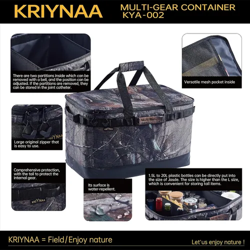 Miniatura 3 de Bolsas aisladas para entrega de alimentos, (48 litros), plegables y reutilizables, bolsas de compras aisladas, adecuadas para catering, picnics
