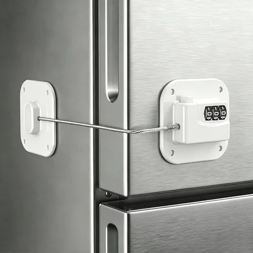 Cerradura de refrigerador, cerraduras de refrigerador para niños, cerradura de congelador con combinación para refrigeradores, cajones, armarios,