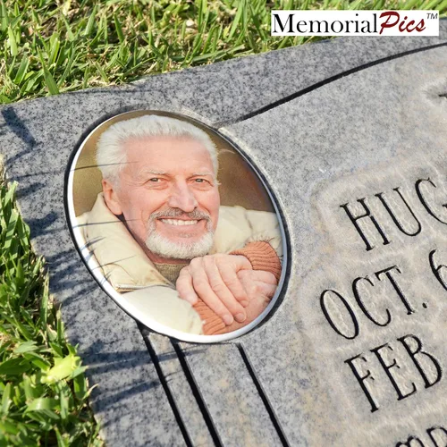 Miniatura 6 de Imagen de cerámica personalizada para lápida, placa conmemorativa de foto de porcelana personalizada para lápidas, decoración de tumbas impermeable