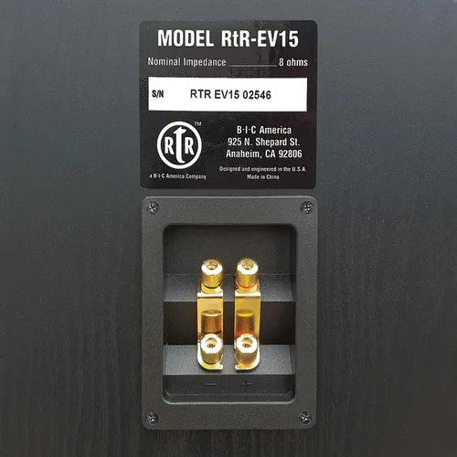 Miniatura 3 de BIC America RTR-EV15 - Altavoz de piso bi-amplificador de 3 vías de 3 vías de 15 pulgadas con tweeter de bocina de alta eficiencia