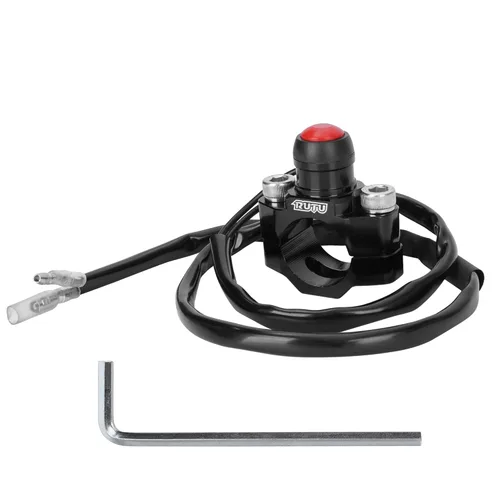 RUTU CNC - Interruptor universal para motor de motocicleta con placa trasera de montaje para KLX450 KLX250 KLX110 CR125 CRF250 CRF450 XR250 ATV,
