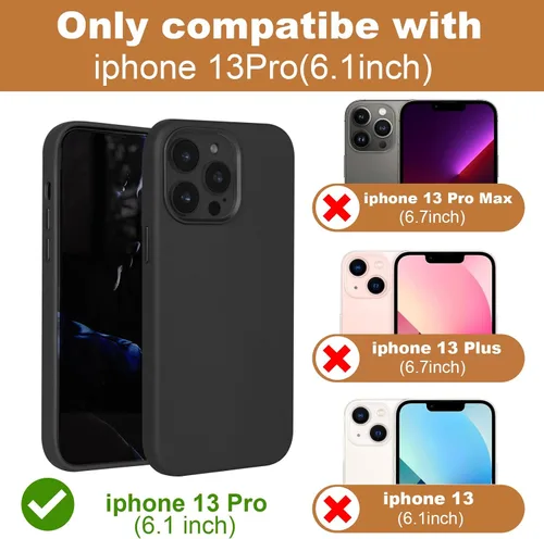 Miniatura 4 de Funda de cuero genuino para iPhone 13 Pro, cuero de grano completo, compatible con MagSafe y carga inalámbrica, bisel de la cámara con botones