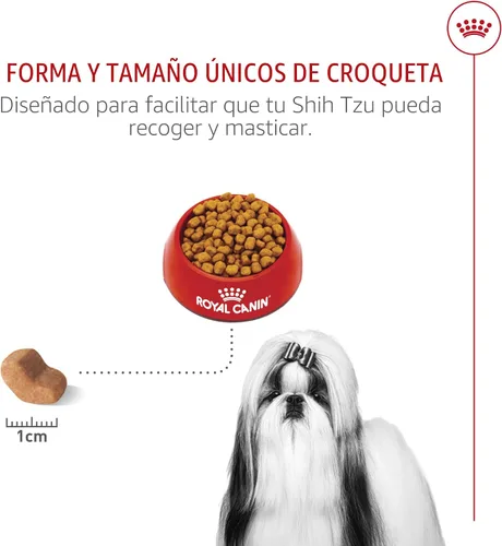 Miniatura 8 de Royal Canin Breed Health Nutrition Shih Tzu Adulto Alimento Seco para Perros, Bolsa de 2.5 lb