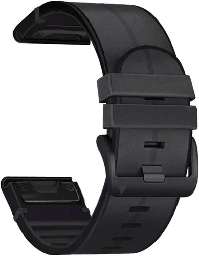 Abanen Correa de reloj para Garmin epix Pro de 2.008 in, Fenix 8 de 2.008 in, Instinct 3 de 1.77 pulgadas, correa híbrida de silicona suave de