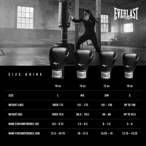 Miniatura 6 de Everlast Prostyle 2 Youth Boxing Gloves, Entry Level Training Gloves for Men and Women, Secure Fit Hook and Loop Closure & Ventilation, Heavy Bag &