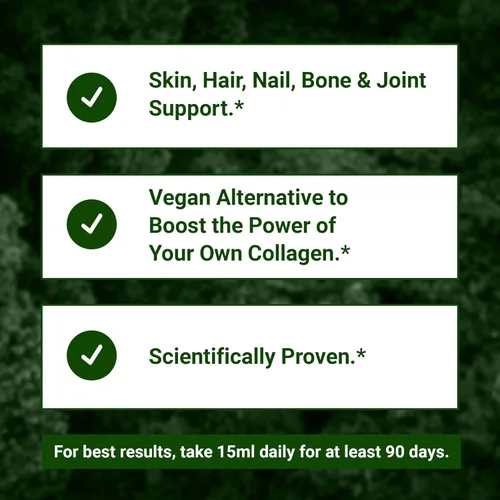 Miniatura 3 de Living Silica Potenciador de colágeno a base de plantas Potenciador de colágeno vegano Apoya la producción saludable de colágeno y elastina