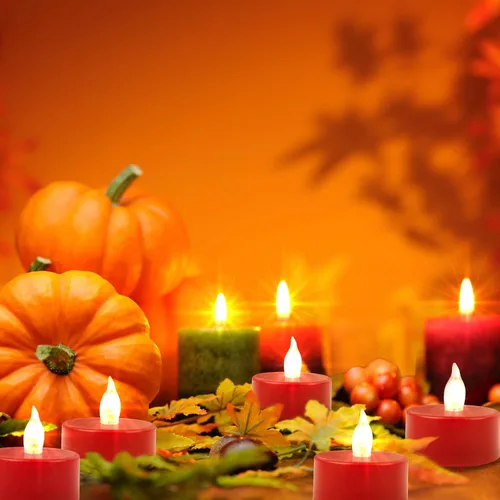 Miniatura 5 de Vela de té, paquete de 24 velas LED sin llama, parpadeantes, color rojo, más de 200 horas, velas de té alimentadas por baterías. Ideal para fiestas