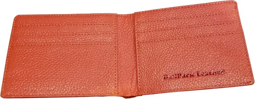 Miniatura 3 de Billetera de cuero para baloncesto, Naranja, Beísbol