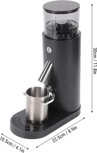 Miniatura 8 de Yoidesu Molinillo de café eléctrico, eléctrico, portátil, pequeño, silencioso y ajustable, 20 ajustes de molienda para expreso, moka, verter, prensa