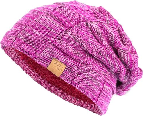 Miniatura 43 de Vgogfly Slouchy Beanie for Men Winter Hats for Guys Cool Beanies Mens Lined Knit Warm Thick Skully Stocking Binie Hat