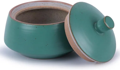 Tarro de Almacenamiento de Cocina Retro en Cerámica, 400 ml (13.53 fl oz) Tarro Vintage para Alimentos para Té, Granos de Café, Hierbas, Dulces,