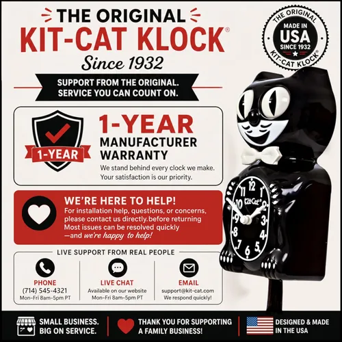 Miniatura 7 de Kit Cat Klock Gentlemen El Original (Negro Clásico)