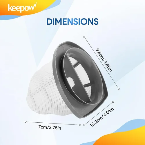 Miniatura 6 de KEEPOW Filtros de repuesto de peso pluma compatibles con Bissell Featherweight Stick Aspiradora ligera sin bolsa 2033, 20331, 20333, 20336, 20339