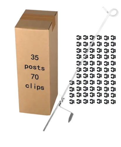 Miniatura 8 de Postes eléctricos de valla aislantes a presión para poste de sujeción para varilla de diámetro 0.32 pulgadas (0.315 in), PK30